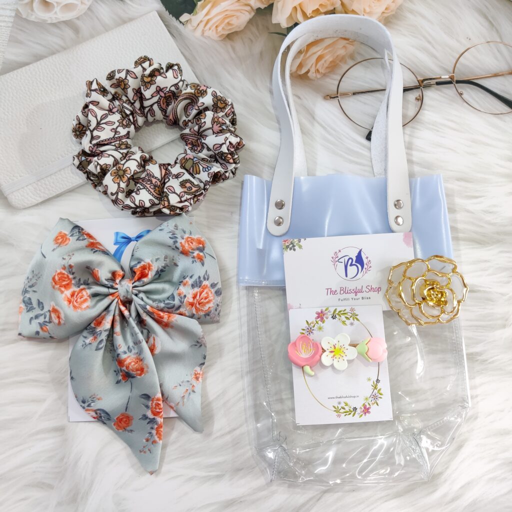 Floral Theme Mini Tote Hamper | The Blissful Shop