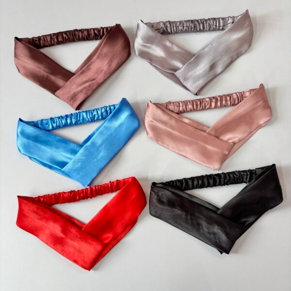 Satin Headbands - Dark Shades
